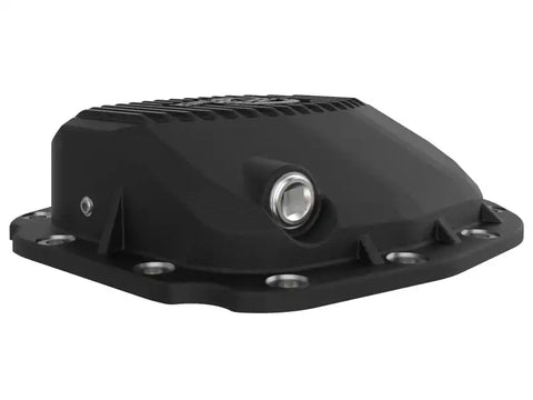 aFe 46-71181B Rear Differential Cover (Black Machined Pro Series) 15-19 Ford F-150 V6-2.7L (t) (12-Bolt)