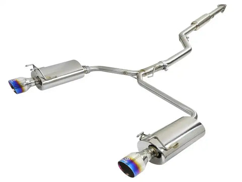 aFe 49-36605-L Takeda 2.5-1.75in 304 SS Cat-Back Exhaust System 13-17 Honda Accord LX / EX EX-L L4-2.4L