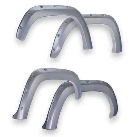 EGR 2017 Ford Super Duty Bolt-On Look Color Match Fender Flares - Set Ingot Silver