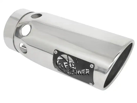 aFe 49T40501-P121 Power Intercooled Tip Stainless Steel - Polished 4in In x 5in Out 12in L Bolt-On