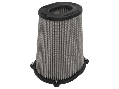 aFe 21-91133 Quantum Pro DRY S Air Filter Inverted Top - 5.5inx4.25in Flange x 9in Height PDS