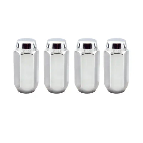 McGard Hex Lug Nut (Cone Seat) M14X1.5 / 13/16 1.945in. Length (4-Pack) - Chrome