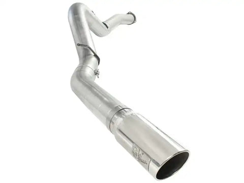 aFe 49-04040-P ATLAS 5in DPF-Back Alum Steel Exhaust System Polished Tip GM Diesel Trucks 7.5-10 V8-6.6L td LMM