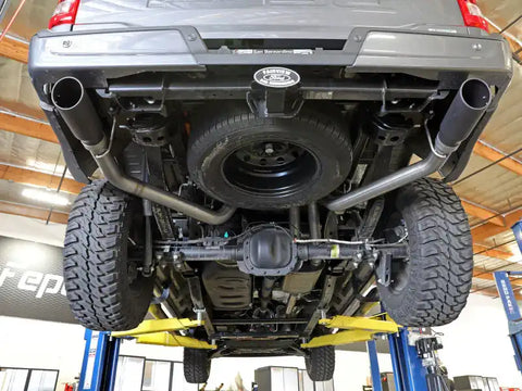 aFe 49-33127-P Vulcan 3in 304 SS Cat-Back Exhaust 2021 Ford F-150 V6 2.7L/3.5L (tt)/V8 5.0L w/ Polished Tips