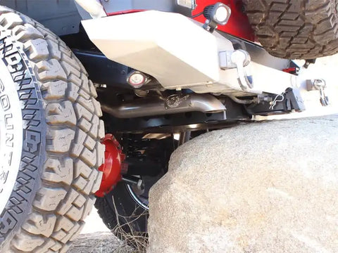 aFe 49-08040 Scorpion Exhaust System, Cat Back Aluminized Hi-Tuck 07-14 Jeep Wrangler JK Unlimited V6 3.6/3.8