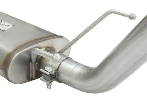 aFe 49-46024-B MACH Force XP 2.5in Cat-Back Stainless Steel Exhaust System w/Black Tip Toyota Tacoma 13-14 2.7L