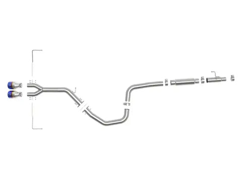 aFe 49-37011-L Takeda Exhaust Cat-Back 19-20 Hyundai Veloster 304SS Blue Flame Dual Tips