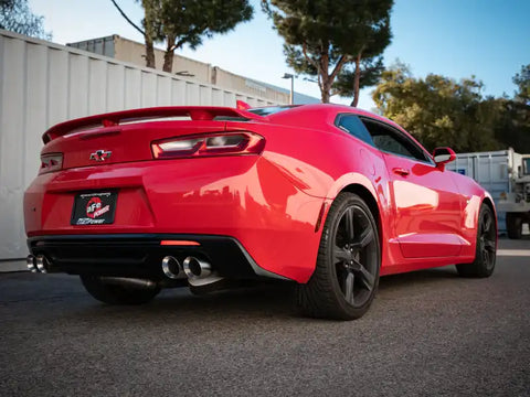 aFe 49-44119-P POWER MACH Force-Xp 3in Axle-Back 16-21 Chevrolet Camaro SS V8 6.2L w/Mufflers - Polished