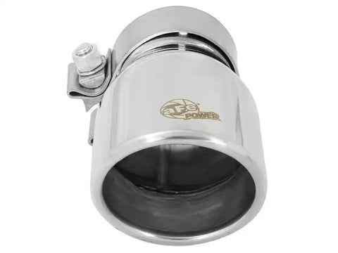 aFe 49T25354-P06 MACH Force-Xp 2.5in Inlet x 3-1/2in Outlet 6in Length 304 Stainless Steel Exhaust Tip