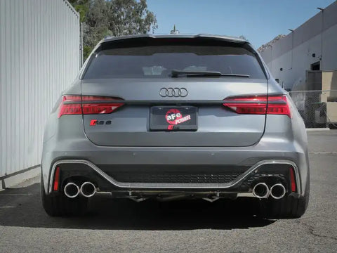 aFe 49-36448-P 20-22 Audi RS6 Avant V8 4L(tt) MACH Force-Xp 3in to 2.5in 304 SS Cat-Back Exhaust w/Polished Tip