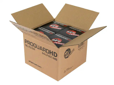 aFe 44-LF001-MB ProGuard D2 Fluid Filters Oil for 01-17 GM Diesel Trucks V8-6.6L (4 Pack)