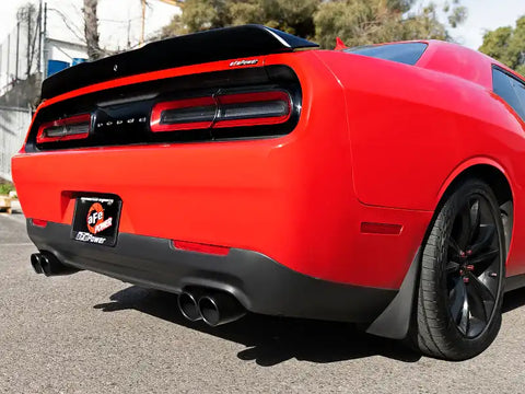 aFe 49-32067-B MACH Force-Xp 2-1/2in 304 SS Cat-Back Exhaust 15-21 Dodge Challenger V6-3.6L - Quad Black Tip