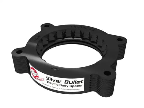 aFe 46-34017B 2020 Vette C8 Silver Bullet Aluminum Throttle Body Spacer / Works With Factory Intake Only - Blk