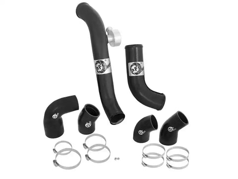 aFe 46-20254-B BladeRunner Intercooler Tubes Black Hot/Cold Side for 15-16 Ford Mustang EcoBoost I4-2.3L (t)