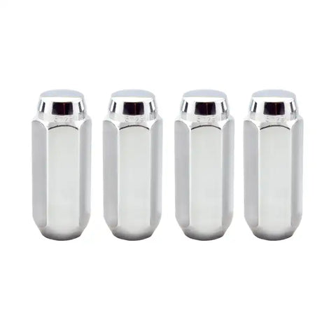 McGard Hex Lug Nut (Cone Seat / Duplex) M14X2.0 13/16 2.25in. Length (4-Pack) - Chrome