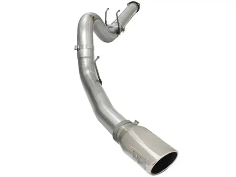 aFe 49-43064-P MACHForce XP Exhaust 5in DPF-Back SS Exh 2015 Ford Turbo Diesel V8 6.7L Polished Tip