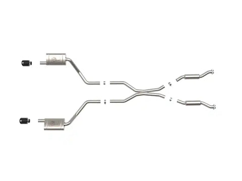 aFe 49-32086-B 11-21 Dodge Durango V6-3.6L / V8-5.7L MACH Force-Xp 304 SS Cat-Back Exhaust System w/ Black Tip