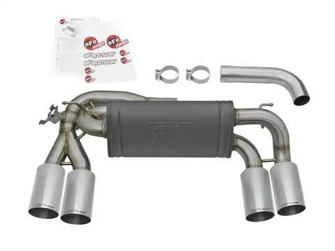 aFe 49-36333-P MACHForce XP 3in - 2 1/2in Axle Back 304SS Exhaust w/ Polished Tips 16-17 BMW M2 (f87)