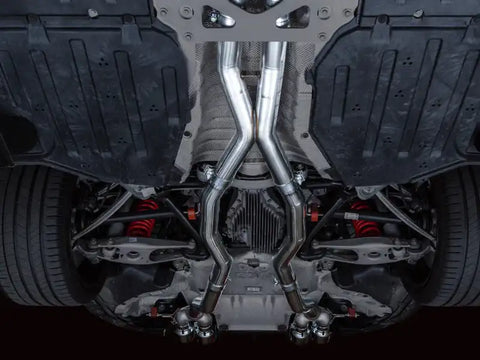 AWE Track Edition Catback Exhaust for BMW G8X M3/M4 - Chrome Silver Tips