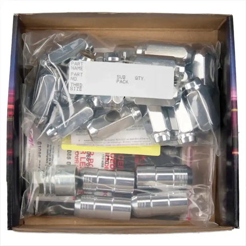 McGard 5 Lug Hex Install Kit w/Locks (Cone Seat Nut) M12X1.75 / 13/16 1.815in. L - Chrome