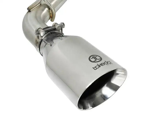 aFe 49-36130NM-P Takeda 2.5in 304 SS Axle-Back Exhaust w/ Polished Tips 16-18 Infiniti Q50 V6-3.0L (tt)