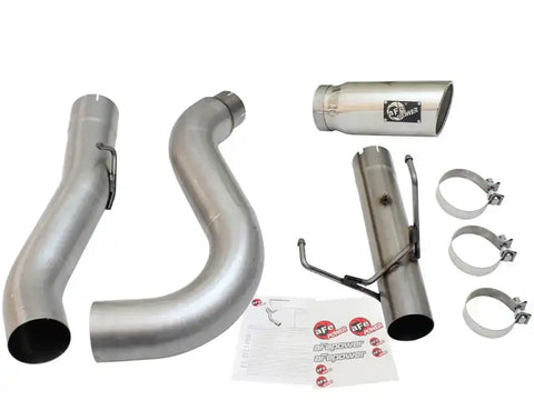 aFe 4389134 MACHForce XP Exhaust Large Bore 5in DPF-Back Alu. 13-15 Dodge Trucks L6-6.7L (td) *Polish Tip