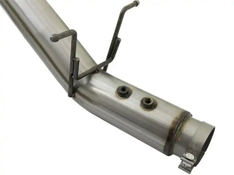 aFe 49-44085-B LARGE BORE HD 4in 409-SS DPF-Back Exhaust w/Black Tip 2017 GM Duramax V8-6.6L (td) L5P