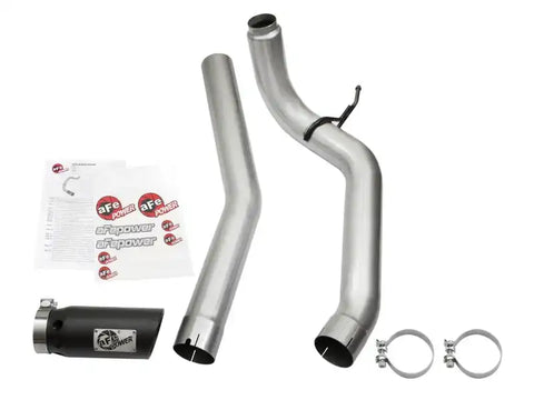 aFe 49-06113-B ATLAS Exhaust 4in DPF-Back AL Nissan Titan XD 2016 V8-5.0L (td)