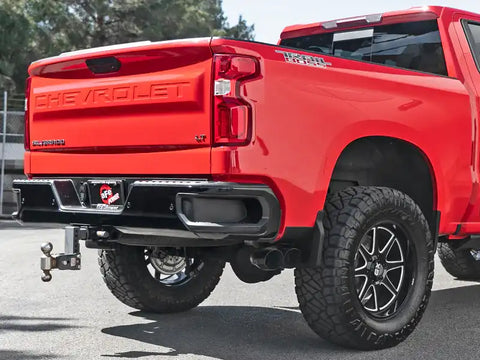 aFe 49-34106-B Vulcan Series 3in 304SS Exhaust Cat-Back w/Blk Tip 2019 GM Silverado/Sierra 1500 V6-4.3L/V8-5.3L