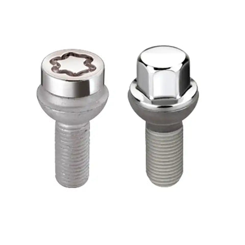 McGard 5 Lug Hex Install Kit w/Locks (Radius Seat Bolt) M14X1.5 / 17mm 27.5mm Shank L - Chrome
