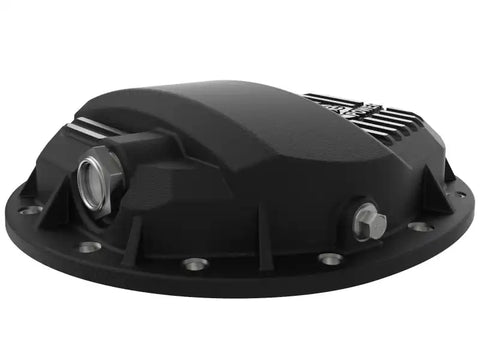 aFe 46-71141B Pro Series GMCH 9.5 Rear Diff Cover Black w/Mach Fins & Gear Oil 19-20 GM Silverado/Sierra 1500