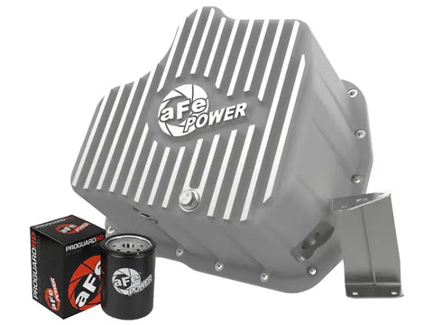 aFe 46-70340 Street Series Deep Engine Oil Pan 11-16 GM Duramax V8-6.6L (td)