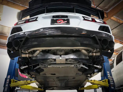 aFe 49-34124NM-P MACH Force-Xp 304 Stainless Steel Cat-Back Exhaust Polished 2020 Chevrolet Corvette C8