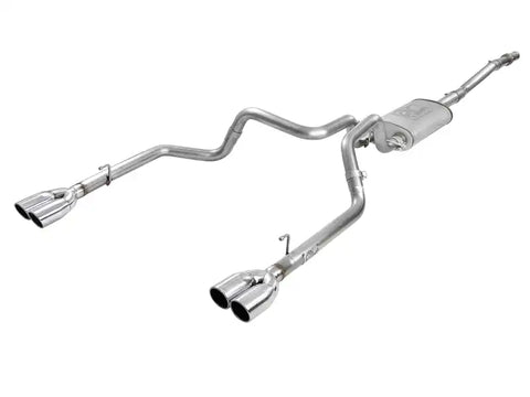 aFe 49-34104-P Vulcan Series 3in-2-1/2in 304 SS Cat-Back 2019 GM Silverado 1500 V8-5.3L w/ Polished Tips