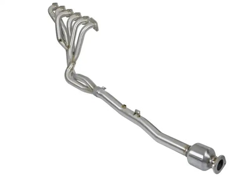 aFe 48-36105-YC Power Twisted Steel Long Tube Header & Connection Pipes (Street Series) 01-16 Nissan Patrol