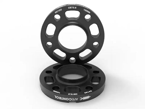 aFe 610-502003-B CONTROL Billet Aluminum Wheel Spacers 5x120 CB72.6 18mm - BMW