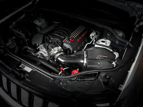 aFe 58-10001D Momentum Carbon Fiber CAIS w/ Pro Dry S Filter 12-19 Jeep Grand Cherokee SRT8 (WK2) V8-6.4L