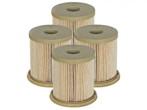 aFe 44-FF004-MB ProGuard D2 Fuel Filters (4 Pack) Dodge Diesel Trucks 97-99 L6-5.9L (td)