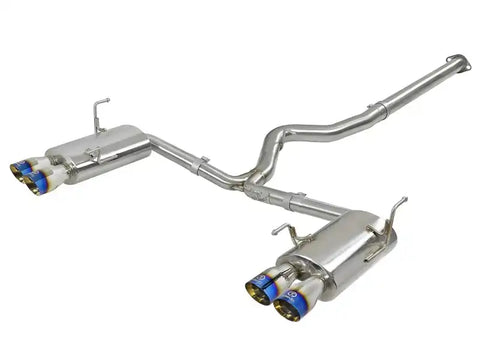 aFe 49-36801-L Takeda 3in 304 SS Cat-Back Exhaust System 15-18 Subaru WRX/WRX STI H4-2.0/2.5L (t)