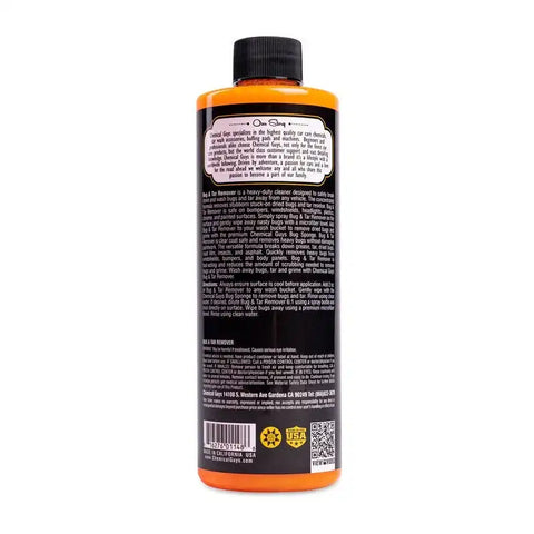 Chemical Guys Bug & Tar Heavy Duty Car Wash Shampoo - 16oz - Case of 6