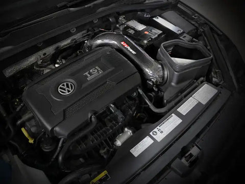aFe 57-10016D 15-19 VW Golf R (MKVII) L4-2.0L (t) Track Series Carbon Fiber Intake System w/ Pro DRY S Filter