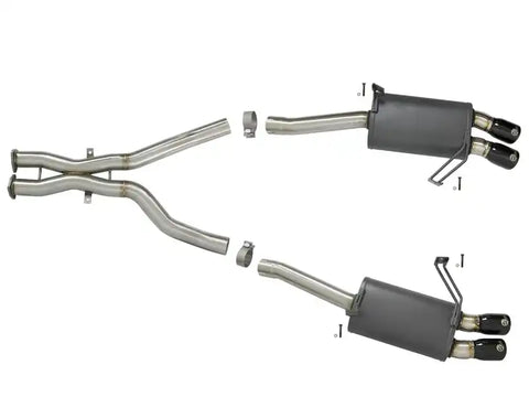 aFe 49-36339-B MACH Force-Xp 2-1/2in 304 SS Cat-Back Exhaust w/ Black Tips 05-08 BMW Z4 M Coupe (E86) L6 3.2L