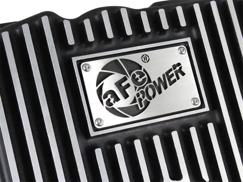 aFe 46-70242 Transmission Pan (Black w/ Machined Fins) GM Trucks 99-16 (4L60-E/4L60E/4L65E/4L70E/4L75E)