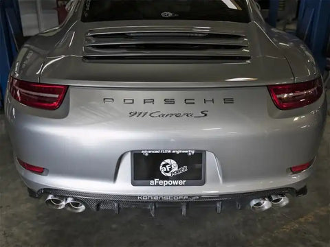 aFe 49C36416-P MACH Force-Xp 304 SS OE Exhaust Tips Polished 12-16 Porsche 911 (C2S 991) H6 3.8L