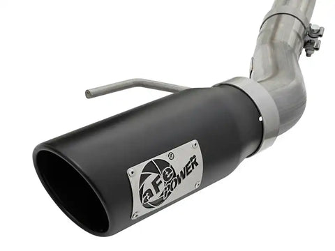 aFe 49-43045-B MACHForce XP 3in 409-SS Exhaust Cat-Back 2017 Ford F-150 Raptor V6-3.5L (tt) w/ Black Tip