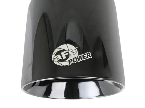 aFe 49T25454-B091 MACH Force-Xp 409 SS Clamp-On Exhaust Tip 2.5in. Inlet / 4.5in. Outlet 9in. L - Black
