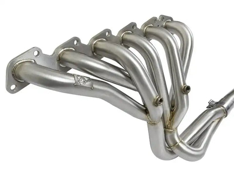 aFe 48-36105-YC Power Twisted Steel Long Tube Header & Connection Pipes (Street Series) 01-16 Nissan Patrol