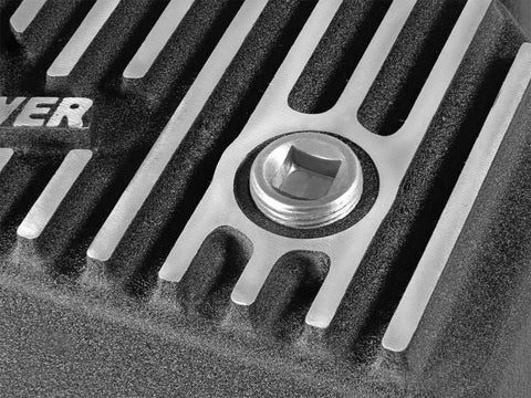 aFe 46-70282 Engine Oil Pan Black Machined 14-16 Dodge RAM 1500 EcoDiesel 3.0L V6 (td)
