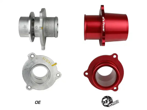 aFe 46-20416-R BladeRunner 15-20 VW GTI Turbo Muffler Delete for OE Charge Pipe - Red