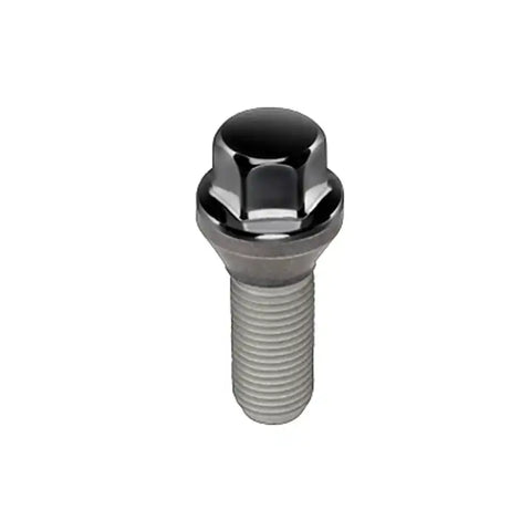 McGard Hex Lug Bolt (Cone Seat) M12X1.25 / 17mm 22.0mm Shank Length (Box of 50) - Black